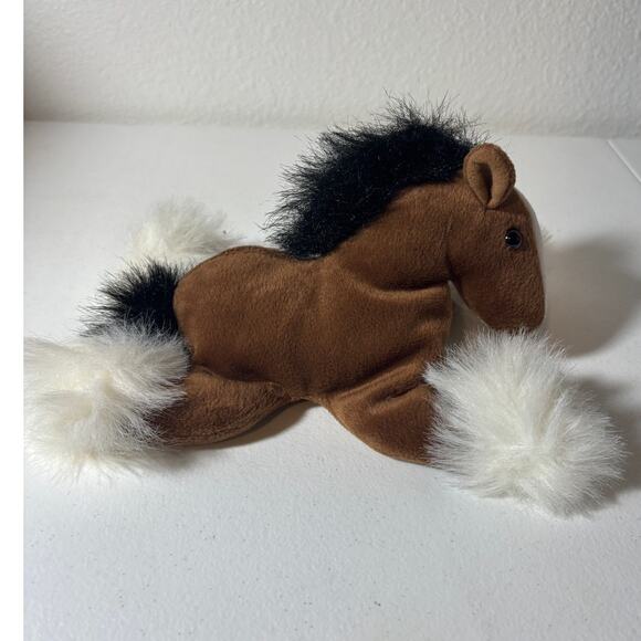 Seaworld Other - SeaWorld Sea World Bean Bag Plush Stuffed Animal Clydesdale Horse 8"